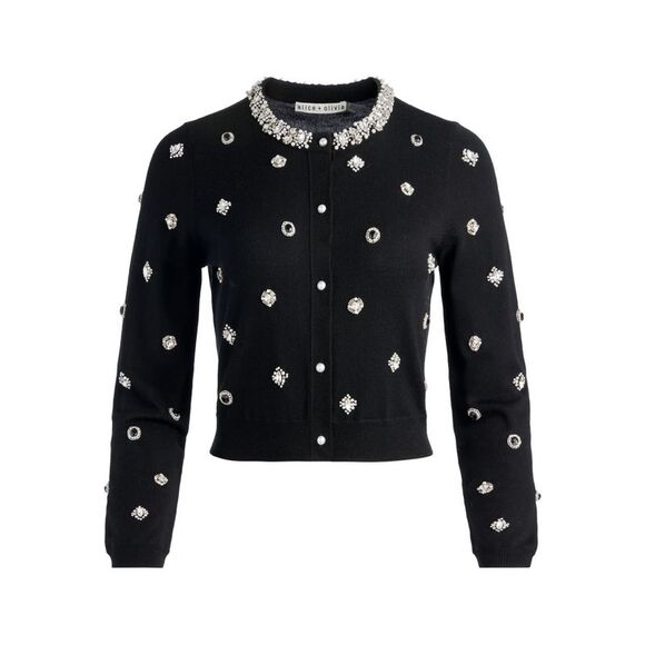 ALICE+OLIVIA Sweaters - Alice+Olivia Women Dollie Wool Cardigan